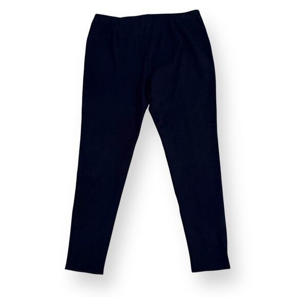 J. Jill Ponte Leggings Career Pants Womens Size M Stretch Pull On Front Seam 2/2 - Picture 6 of 9